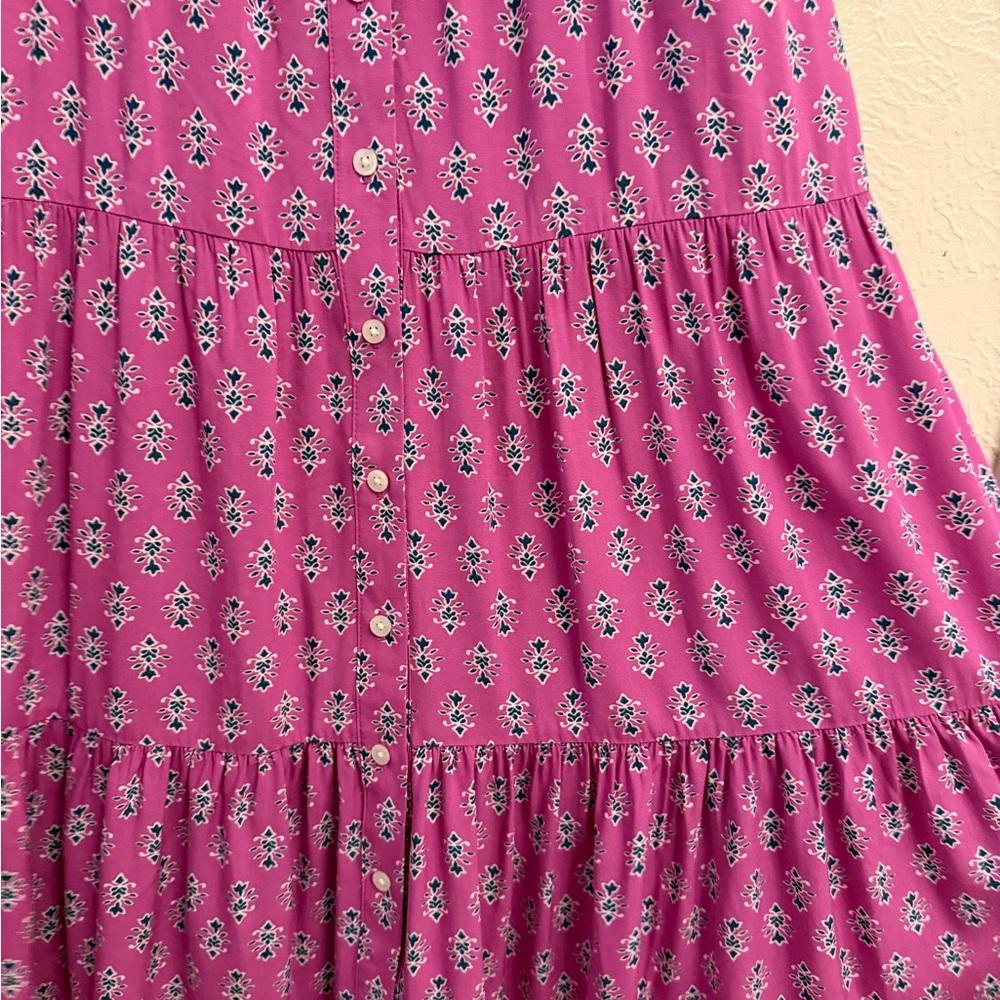 Pink Floral Women's Dress - Picture 4 of 8